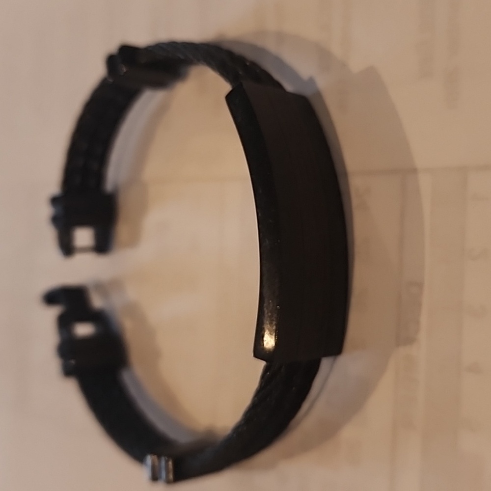 Metal Black Men Bracelet